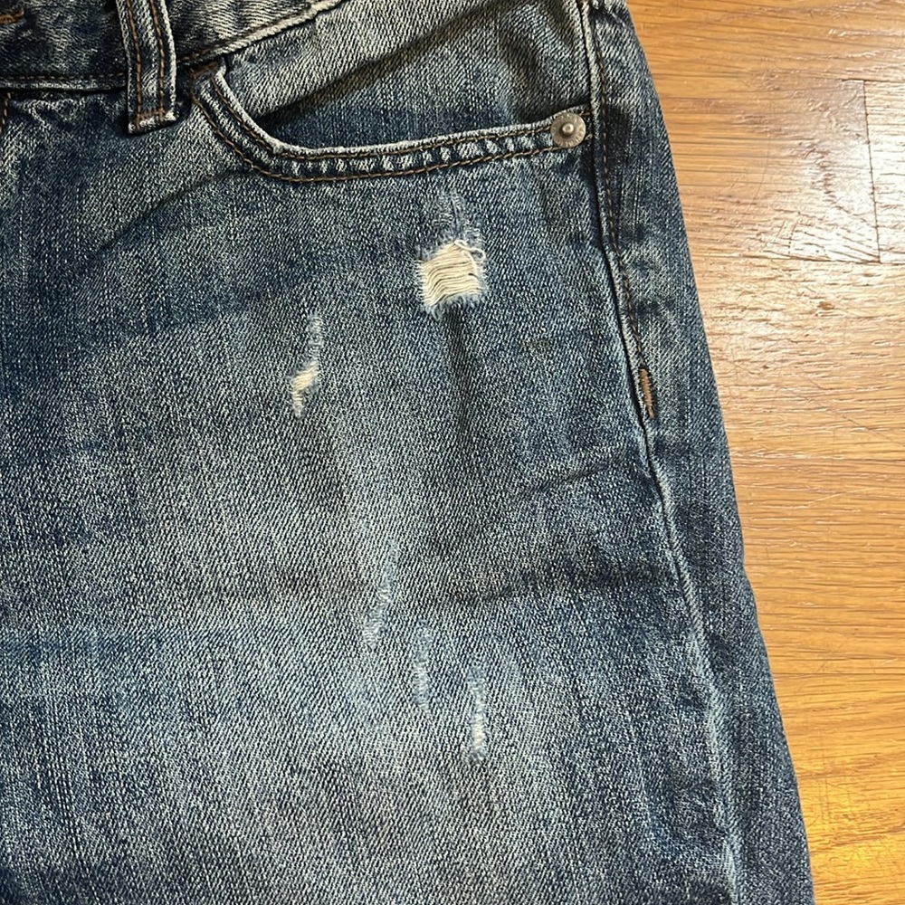 Banana Republic boyfriend distressed jeans 00 petite - Picture 5 of 8